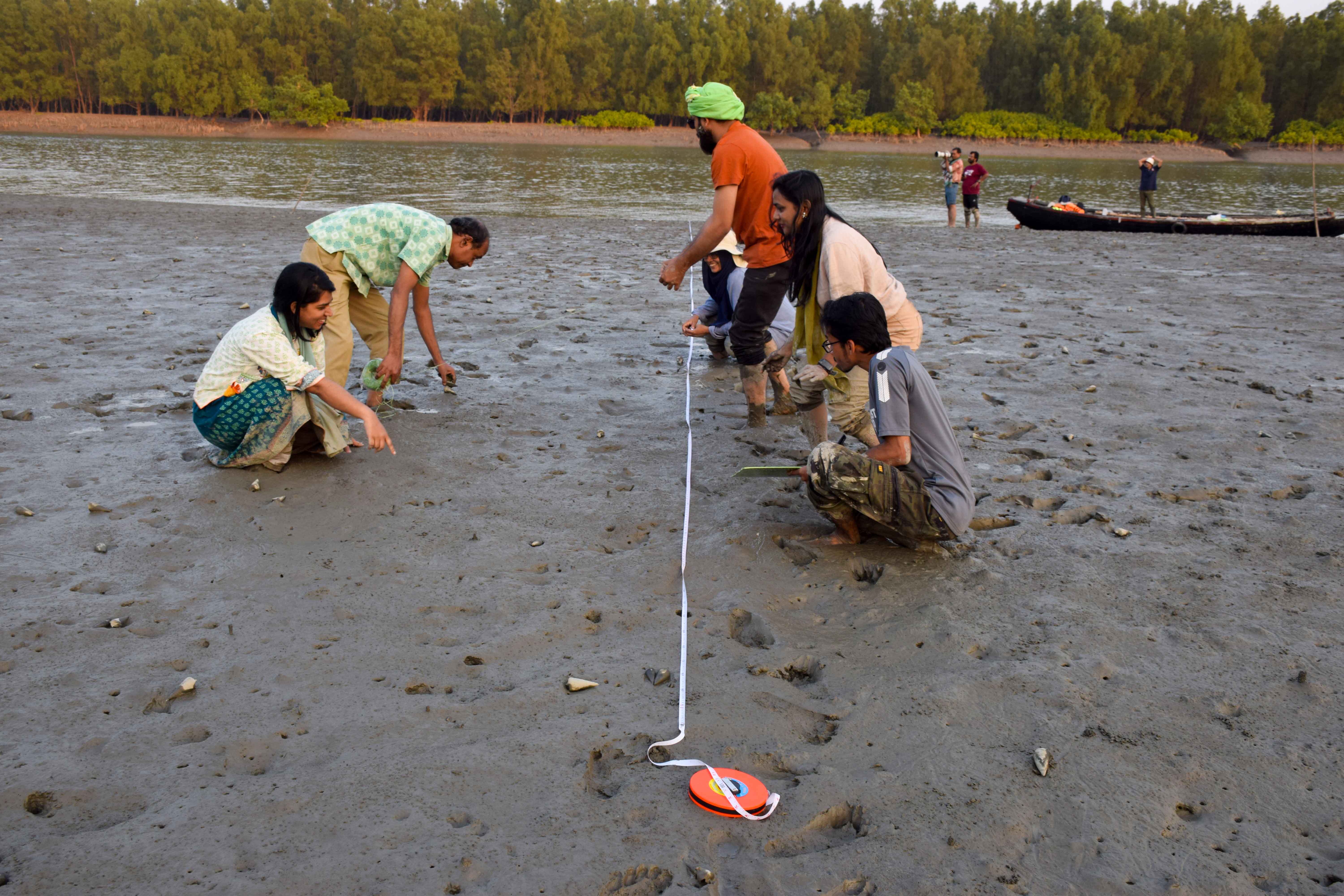 Writer joined a field visit to the Sundarbans 