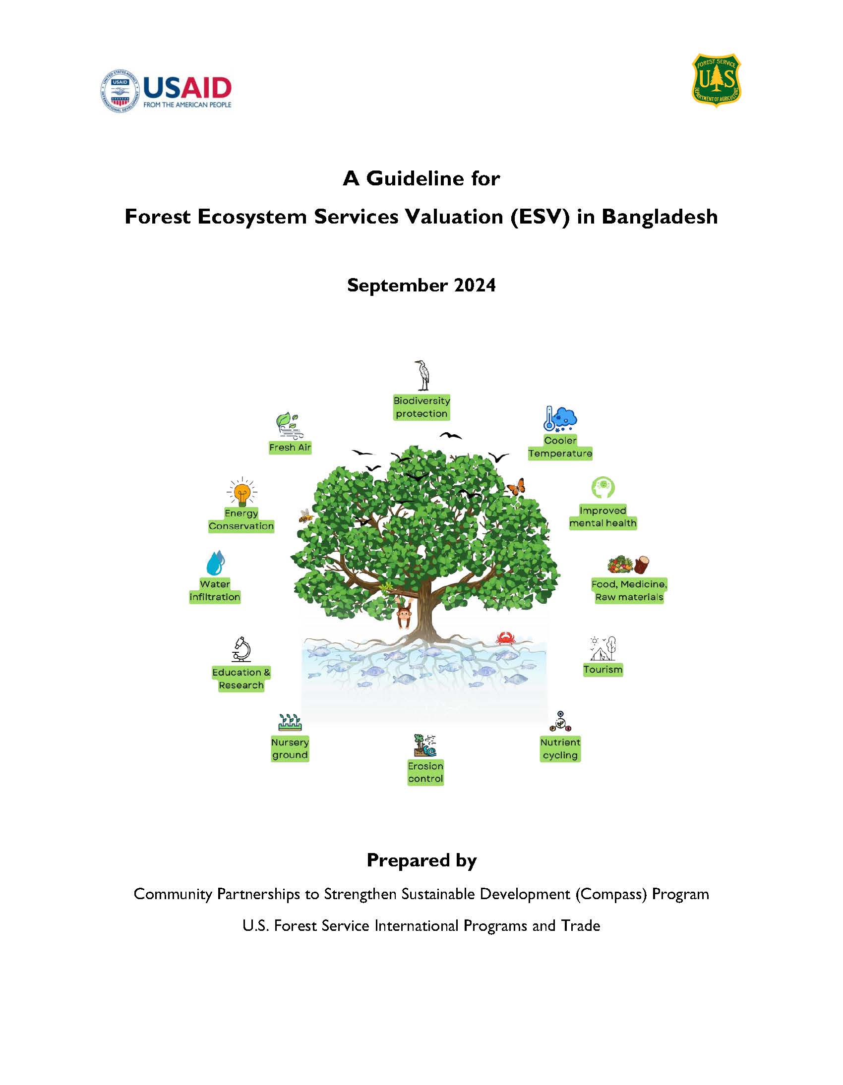 A Guideline for Forest Ecosystem Services Valuation (ESV) in Bangladesh