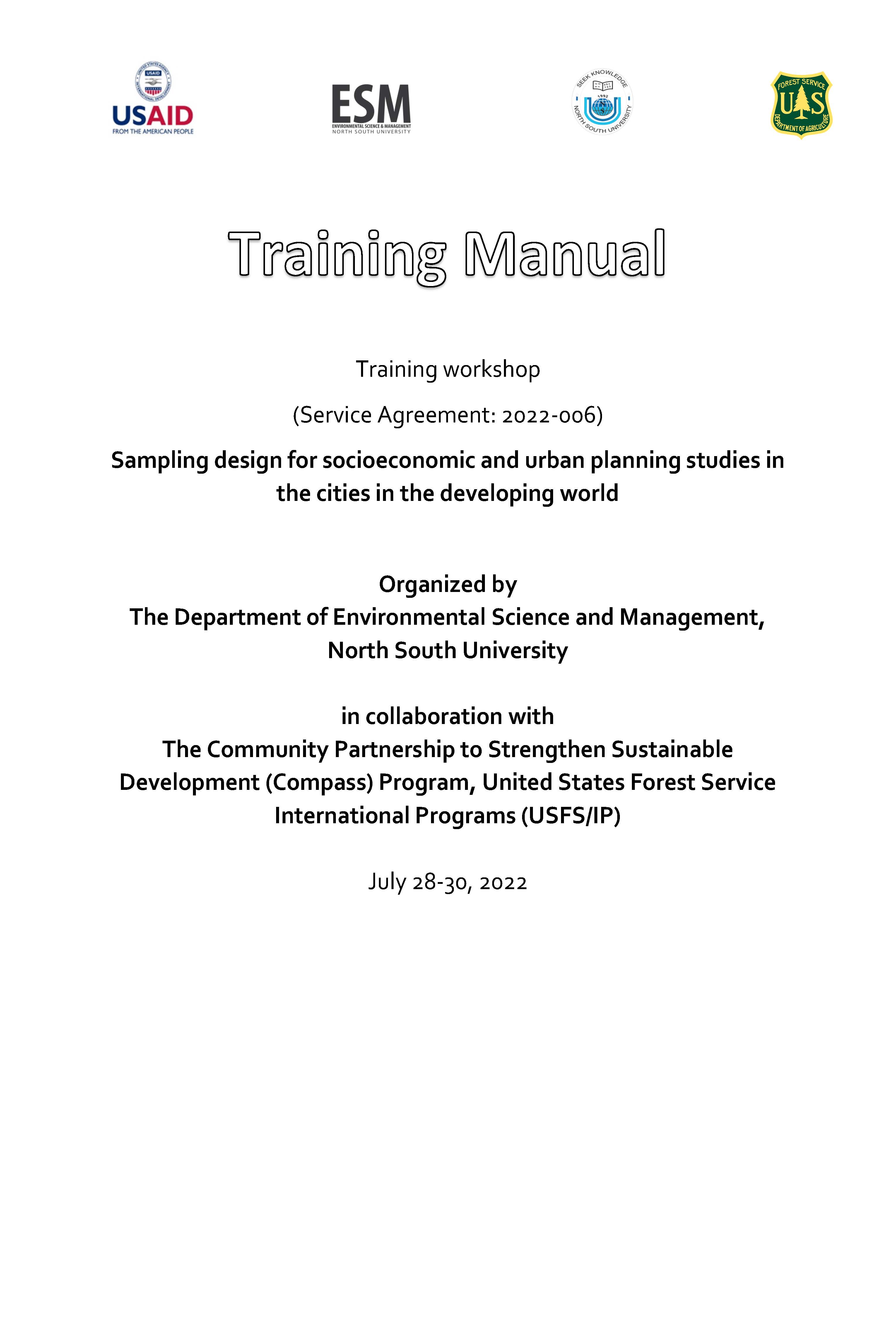 Sampling design for socioeconomic and urban planning studies